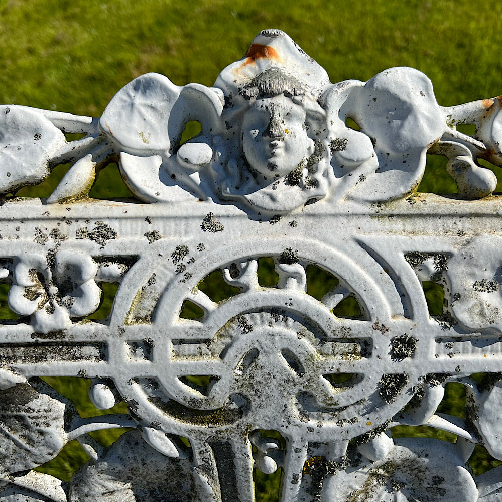 Nasturtium Bench in Aluminium, after Coalbrookdale from Crowe Hall, Bath