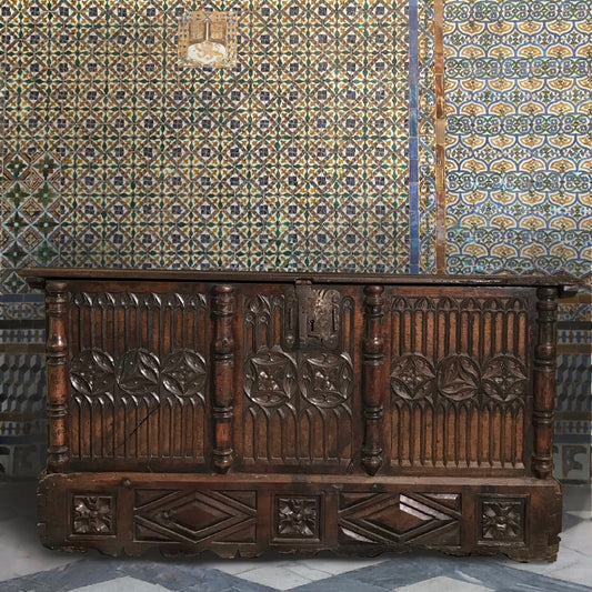 A Rare, Early European Coffer c.1550