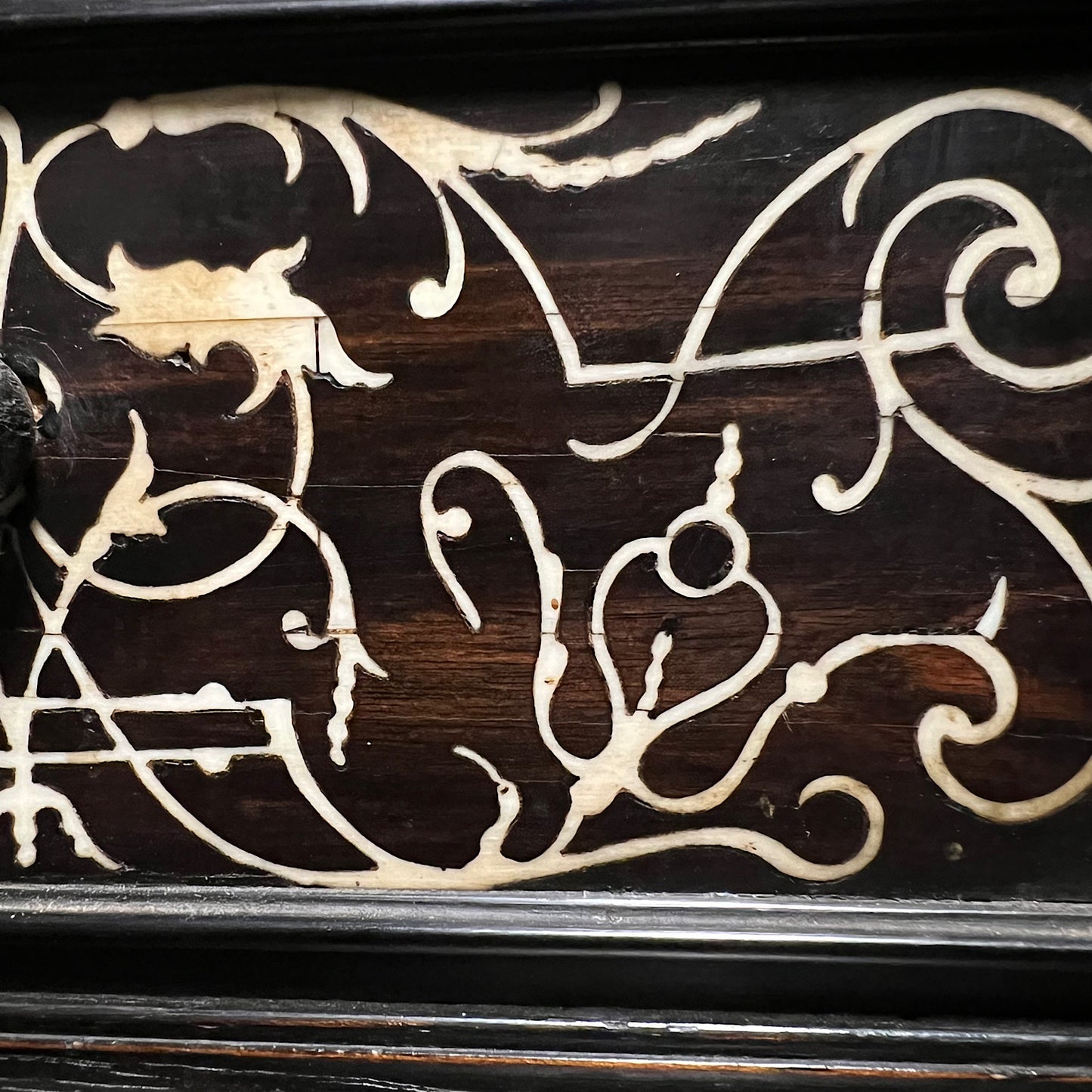 Italian Ebonised and Ivory Inlaid Cabinet on Stand c.1680