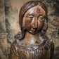 Medieval Carved Polychromed Angel c.1450