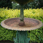 Two-Tiered Cast Iron Fountain with Putti and Dolphins