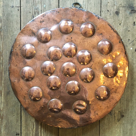 Extra Large Escargot Copper Pan