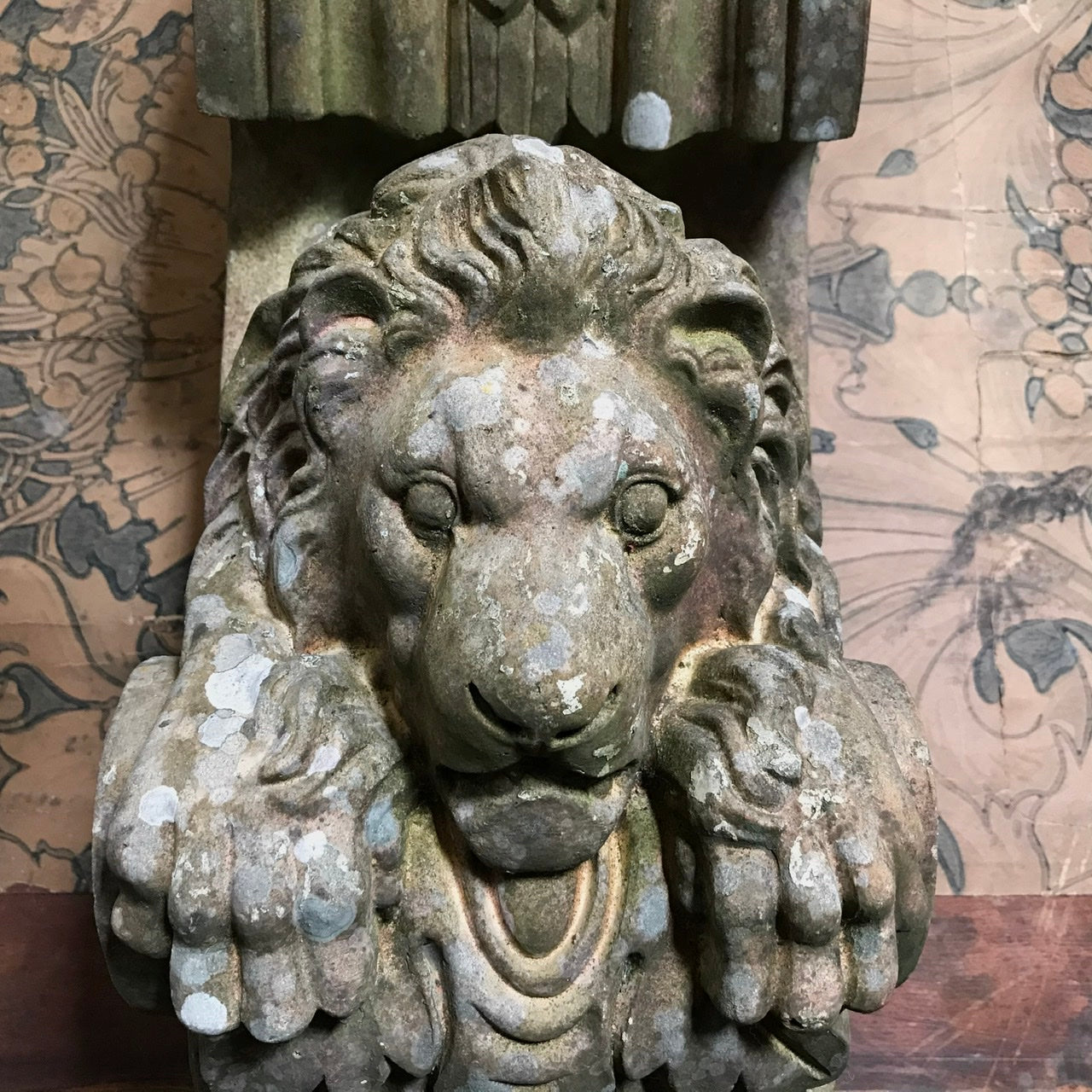 Doulton Terracotta Lion Corbel c.1890