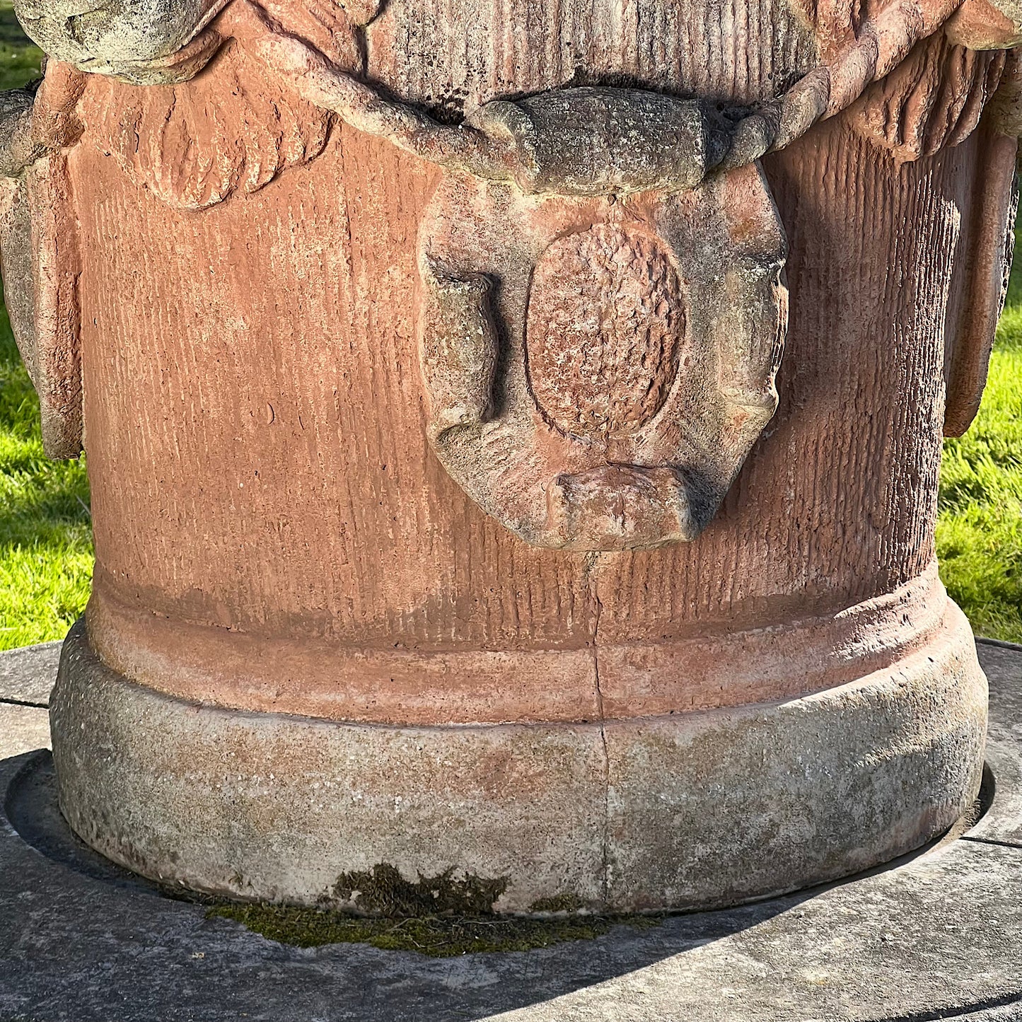 Renaissance Style Terracotta Lion Well Head