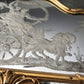 Venetian Murano Glass Engraved Sectional Mirror c.1780