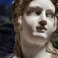 Carrara Marble Bust of Flora on Plinth Late 20th Century