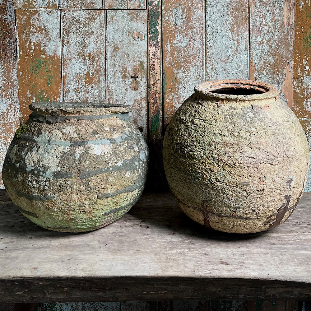 A Primitive Pair of French Salting Pots c.1840