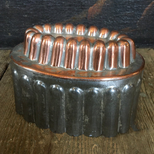 Copper and Tin Jelly Mould