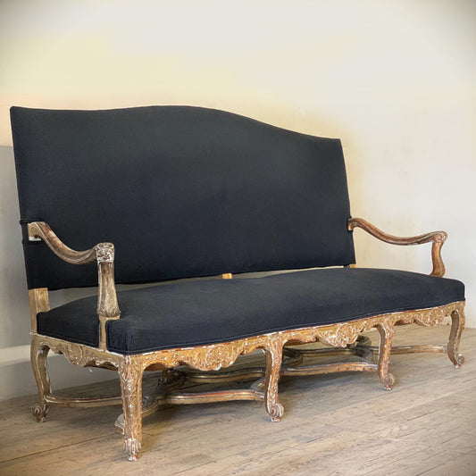 Grand-scale Italian Rococo High-Backed Sofa c.1760