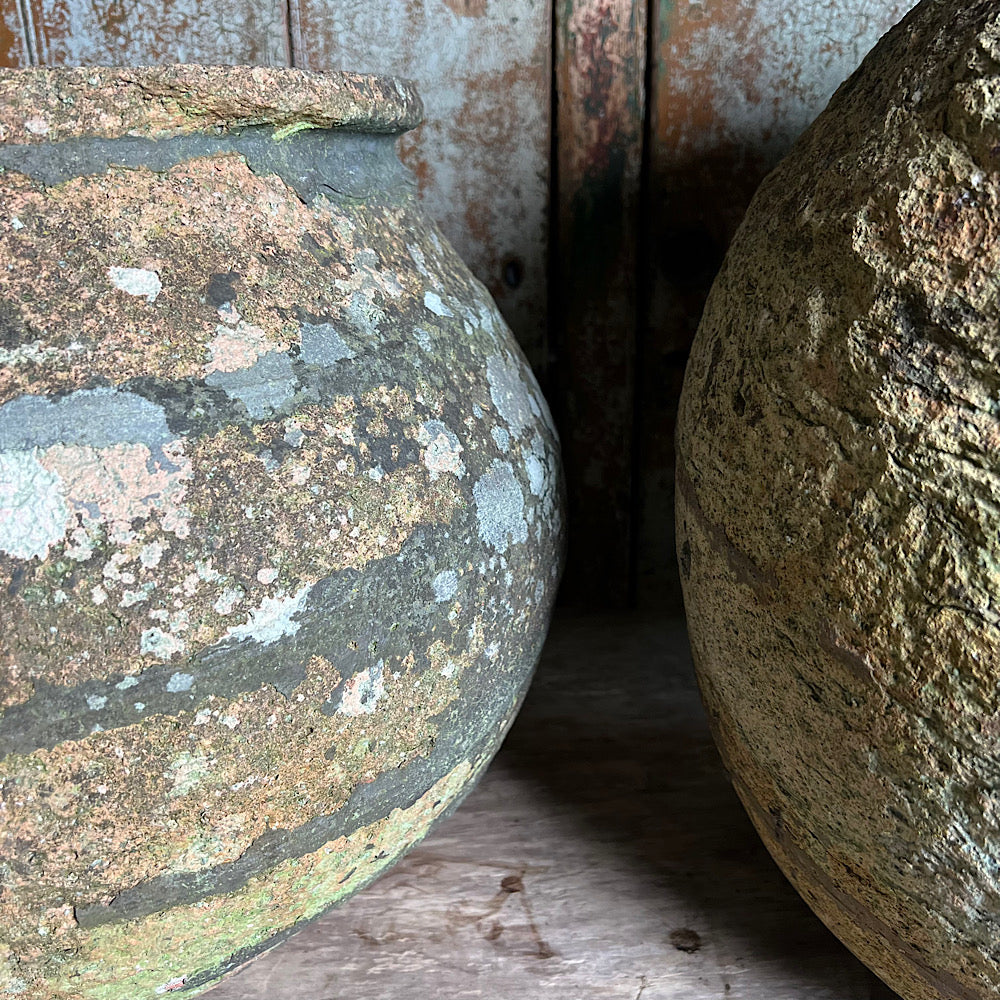 A Primitive Pair of French Salting Pots c.1840