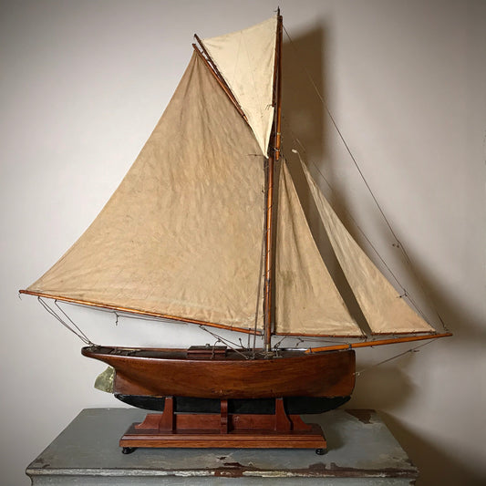 Gaffer Rig Pond Yacht “F.W.Y.C” c.1910