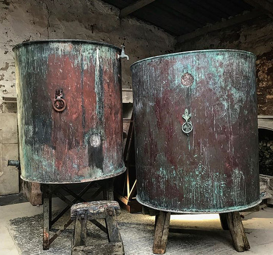 Pair of French Cognac Vats