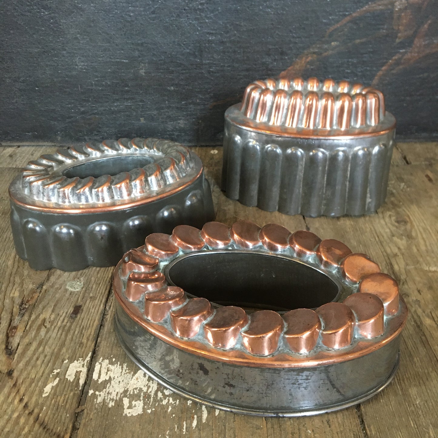 Copper and Tin Jelly Mould