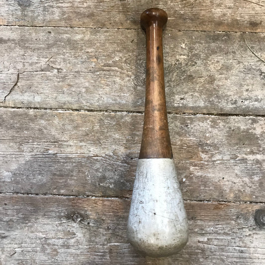 Large Carrara Marble Pestle and Mortar c.19th