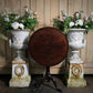 English Georgian Tilt Top Bird Cage Wine Table