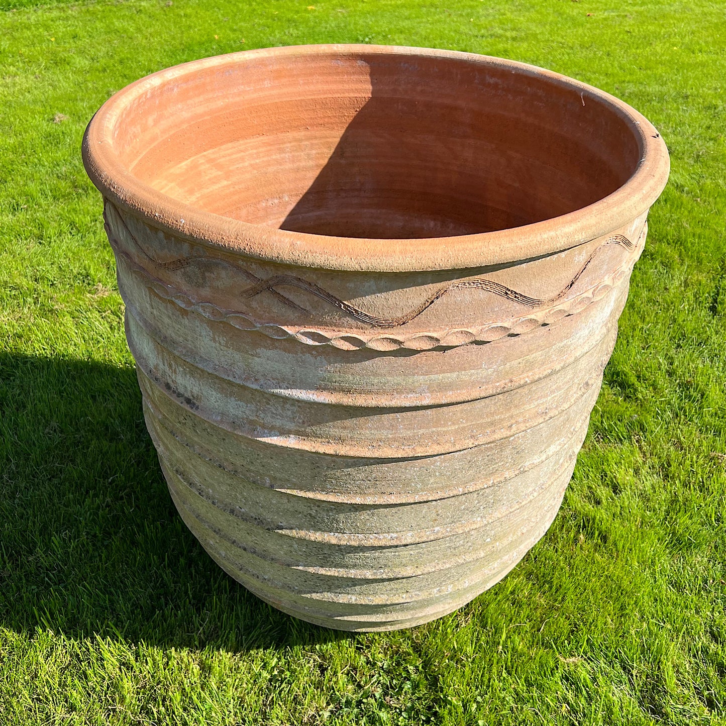 Enormous Cretan Terracotta Planter