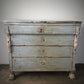 Gustavian Light Powder Blue-Painted Commode c.1780