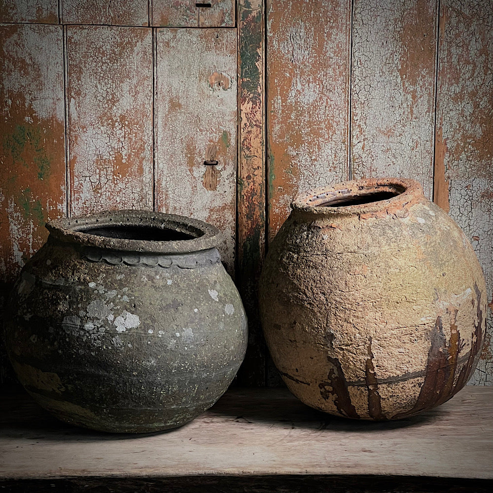 A Primitive Pair of French Salting Pots c.1840