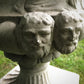 Large Pair of “Medici” Classical Urns in Composition Marble De Latte