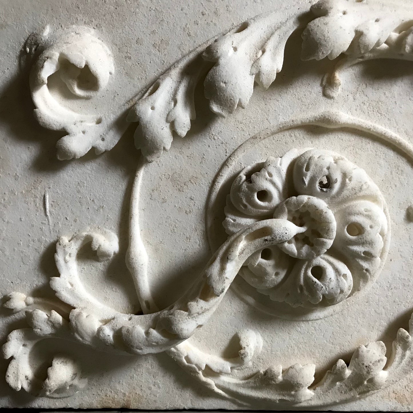 George II Classical Carrara Marble Frieze c.1750