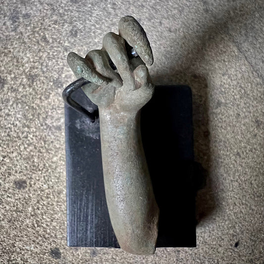 Roman Bronze Votive Right Handed Arm 100-300 A.D.