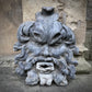 19th Century Lead River God Mask Wall Fountain