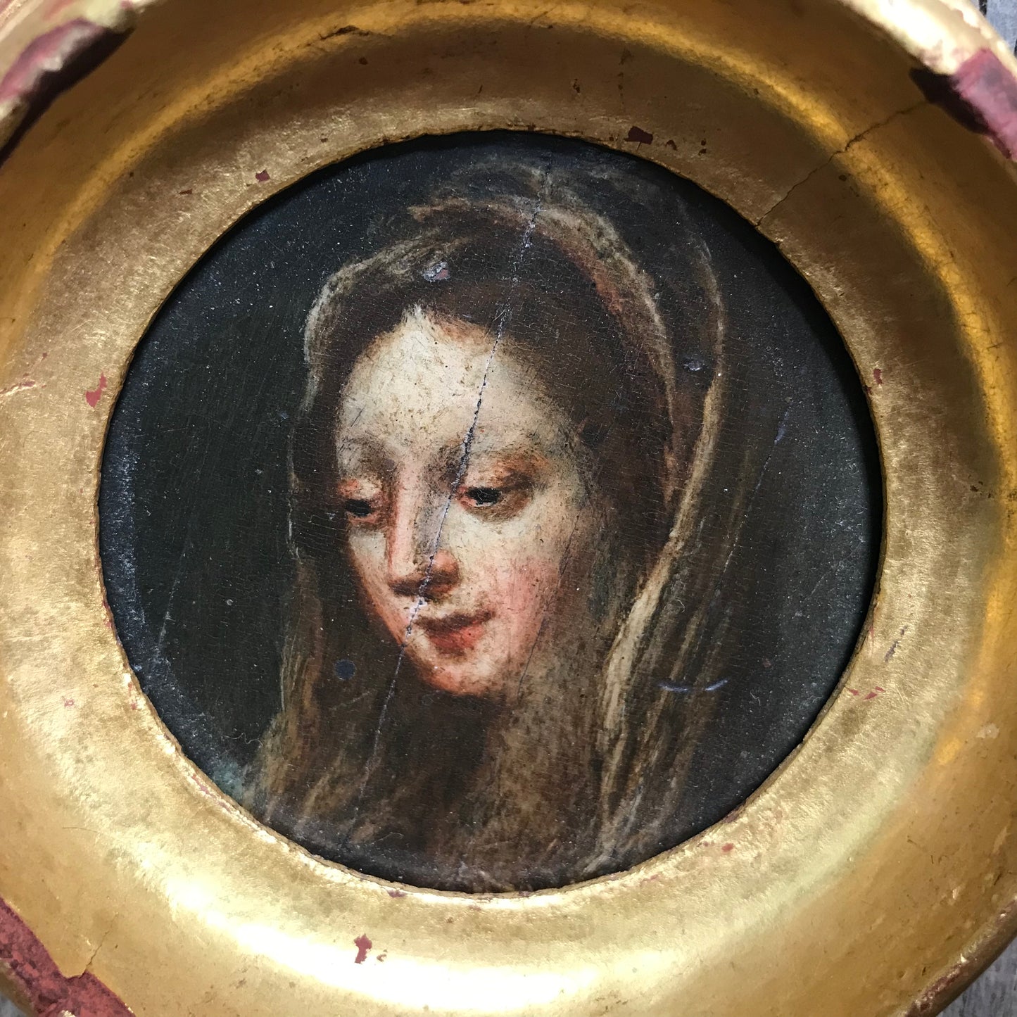 Miniature Painting of The Virgin Mary c.1790