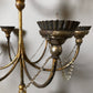 Large Pair of Florentine Terracotta and Gilt Wood Candelabra c.1860