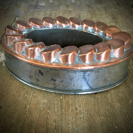 Copper and Tin Jelly Mould