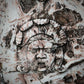 Italian Marble Wall Fountain Head Frieze Early 20th Century