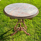 French Cafe/Occasional Table with Portasanta Breccia Marble Top c.1870