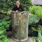 Huge Rare English Cylindrical Lead Cistern 1839 by F. Coaten