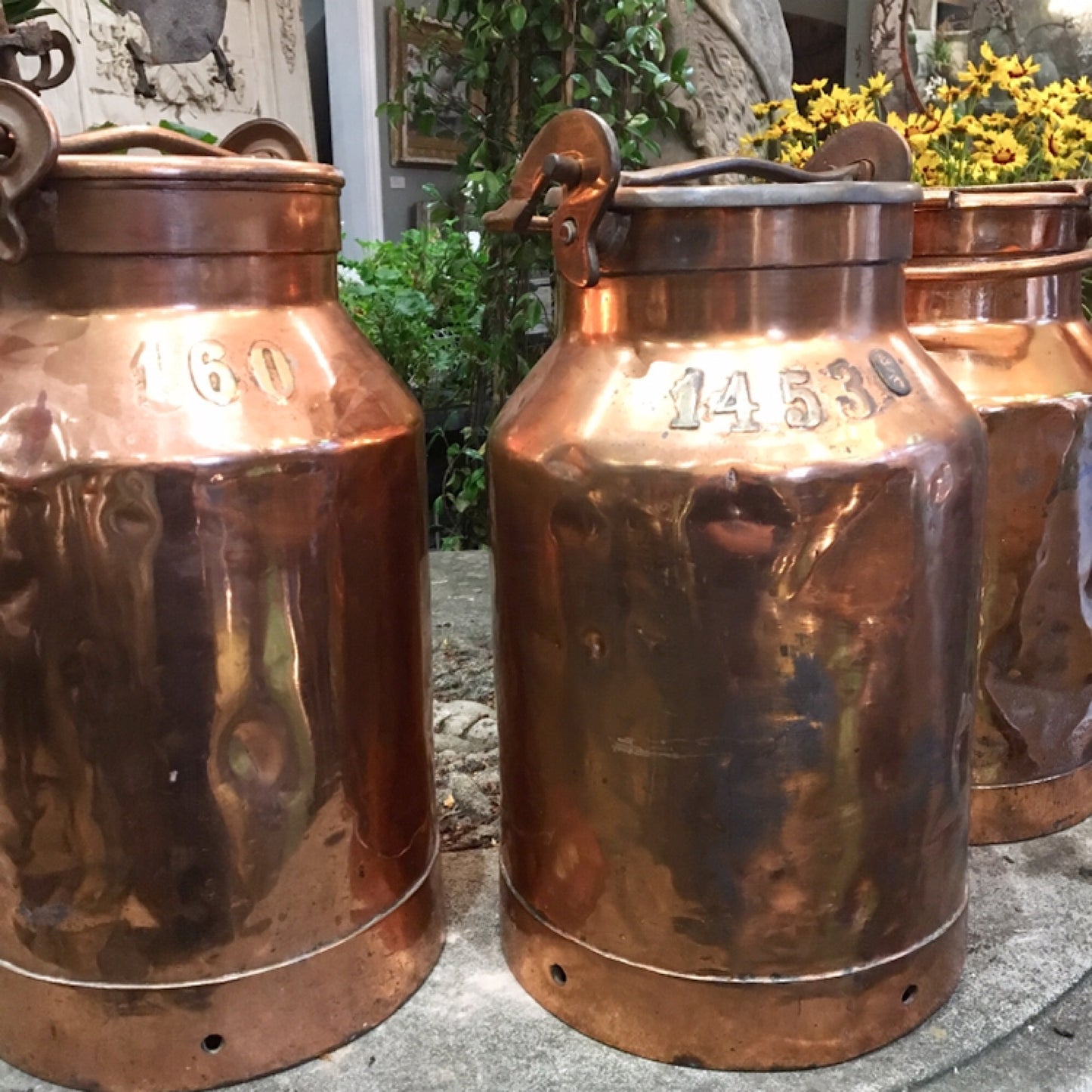 Vintage Copper Milk Churn