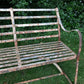 Regency Strapwork Wrought Iron Bench c.1820