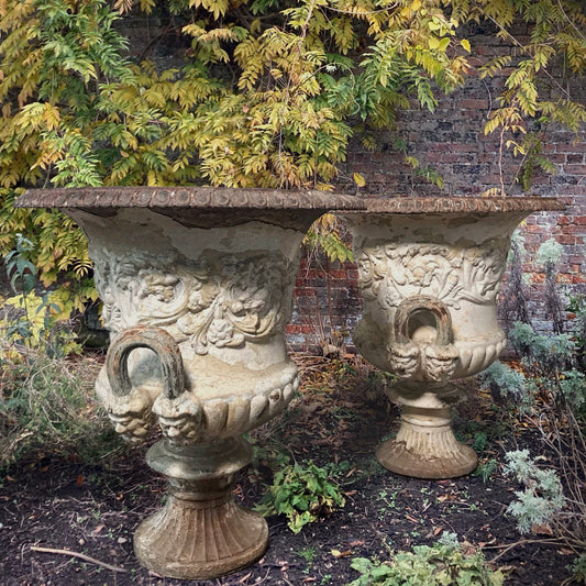Pair of Huge Handyside Campana Urns c.1880