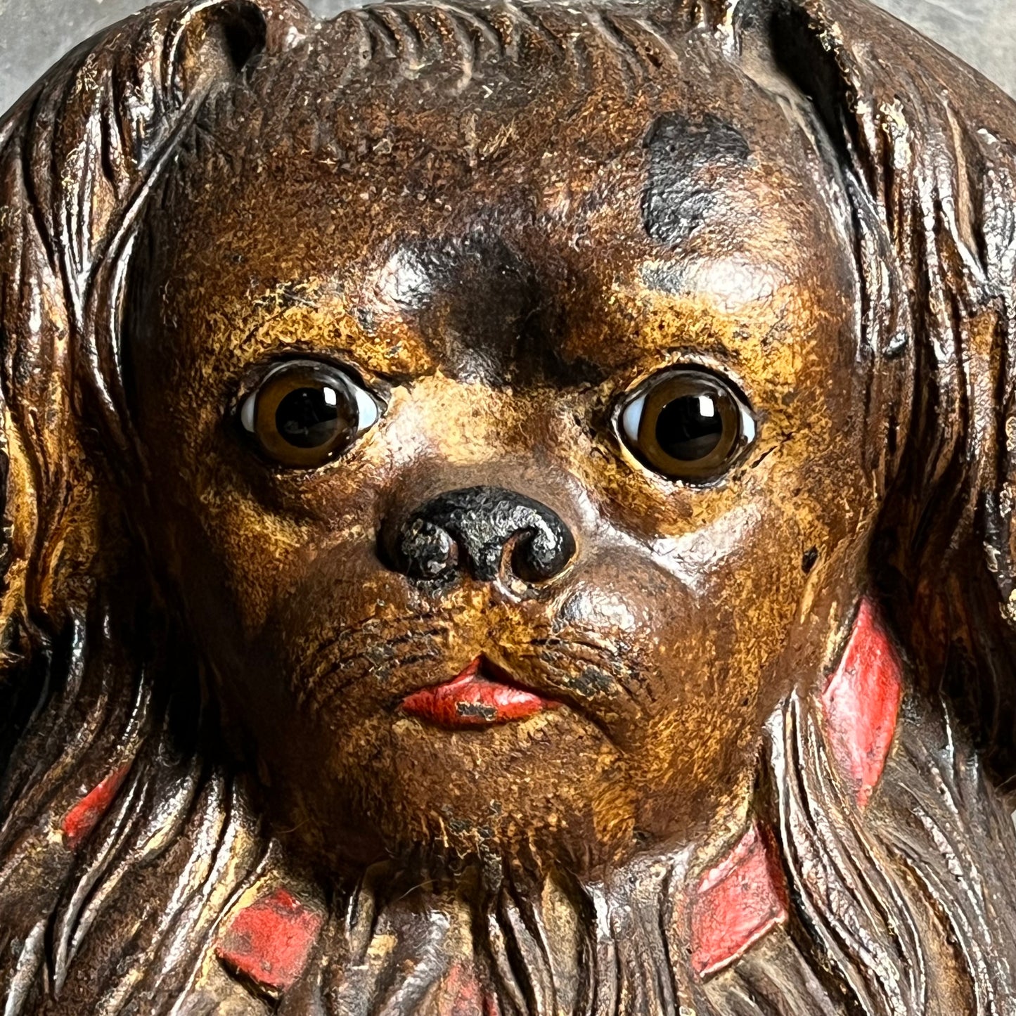 Cast Iron Fireside Companion Dog c.1920