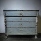 Gustavian Light Powder Blue-Painted Commode c.1780