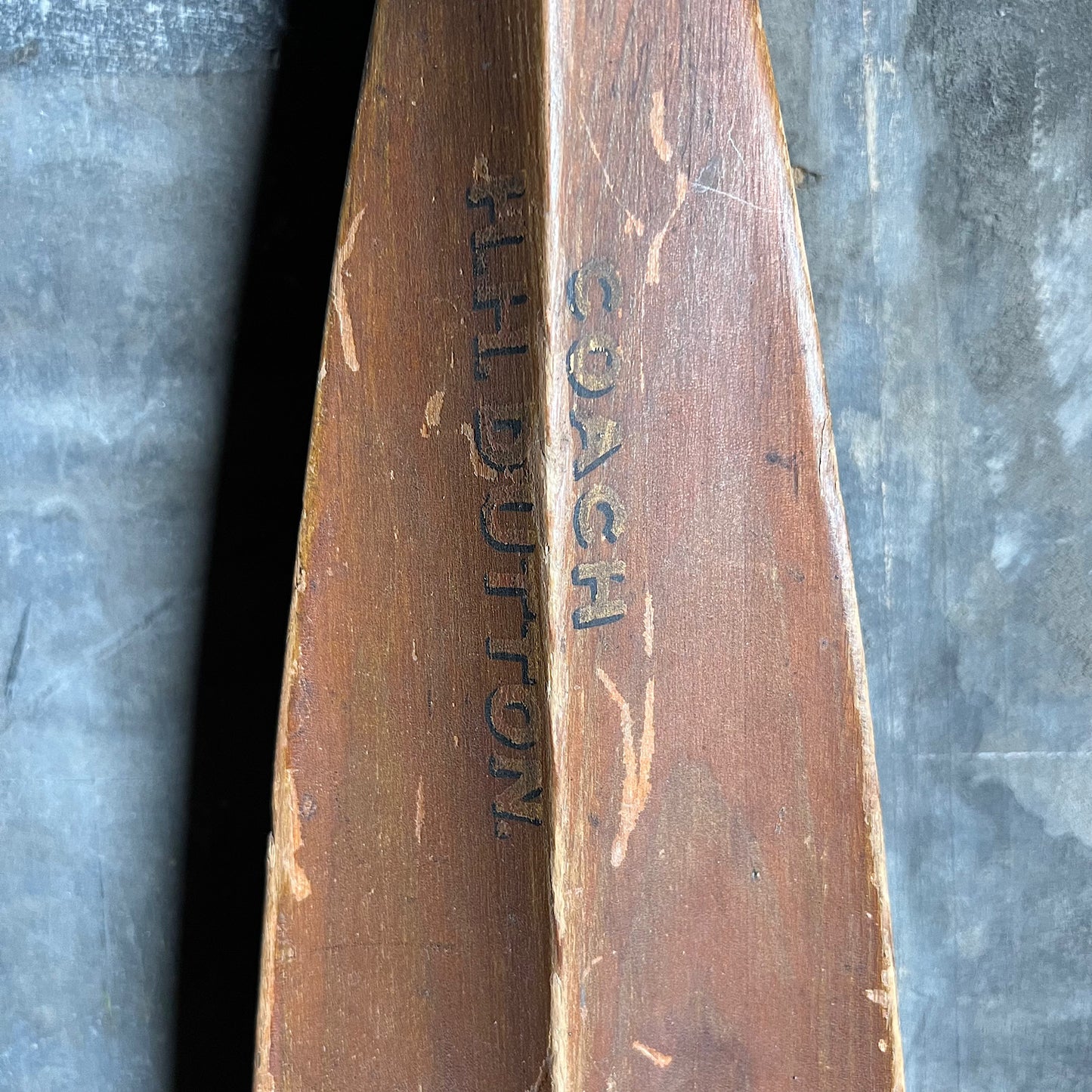 Edwardian Oxford University Presentation Rowing Oar d.1901