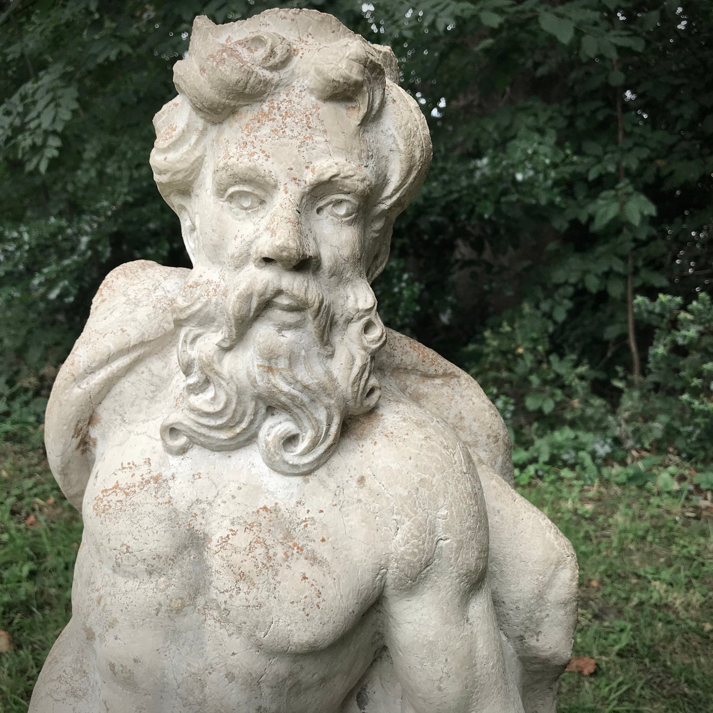 Renaissance Venetian Neptune Fountain in Istrian Marble c.1500