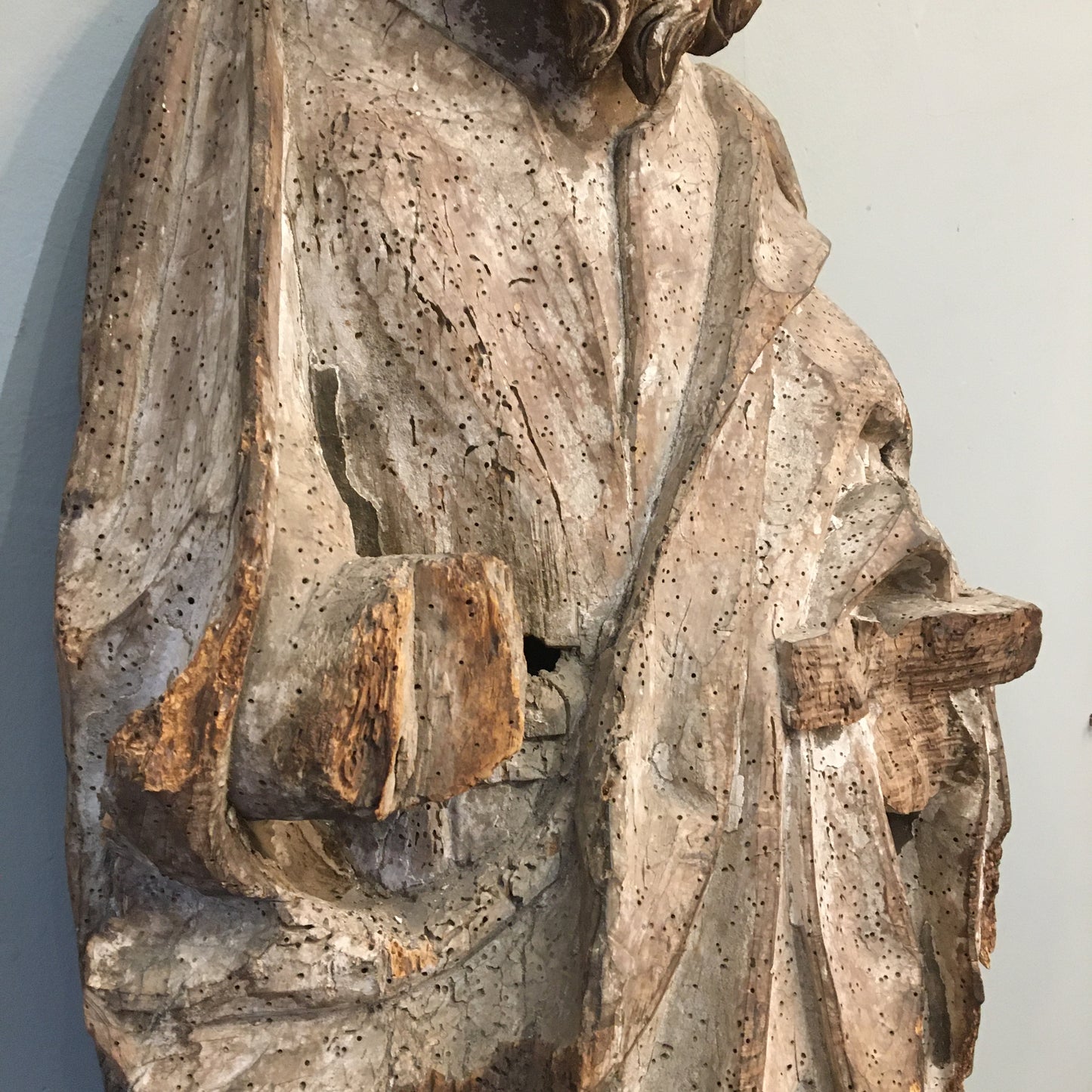 15th Century Italian Limewood Saint Paul