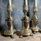 Set of Four Large Ecclesiastical Brass Altar Candlesticks c.1850