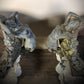 Pair of Grand Scale Cast Iron Urns