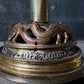 A Very Rare Gilt Copper Pricket Candlestick 13th Century Limoges & Later from renowned Collection of Nicolas Landau