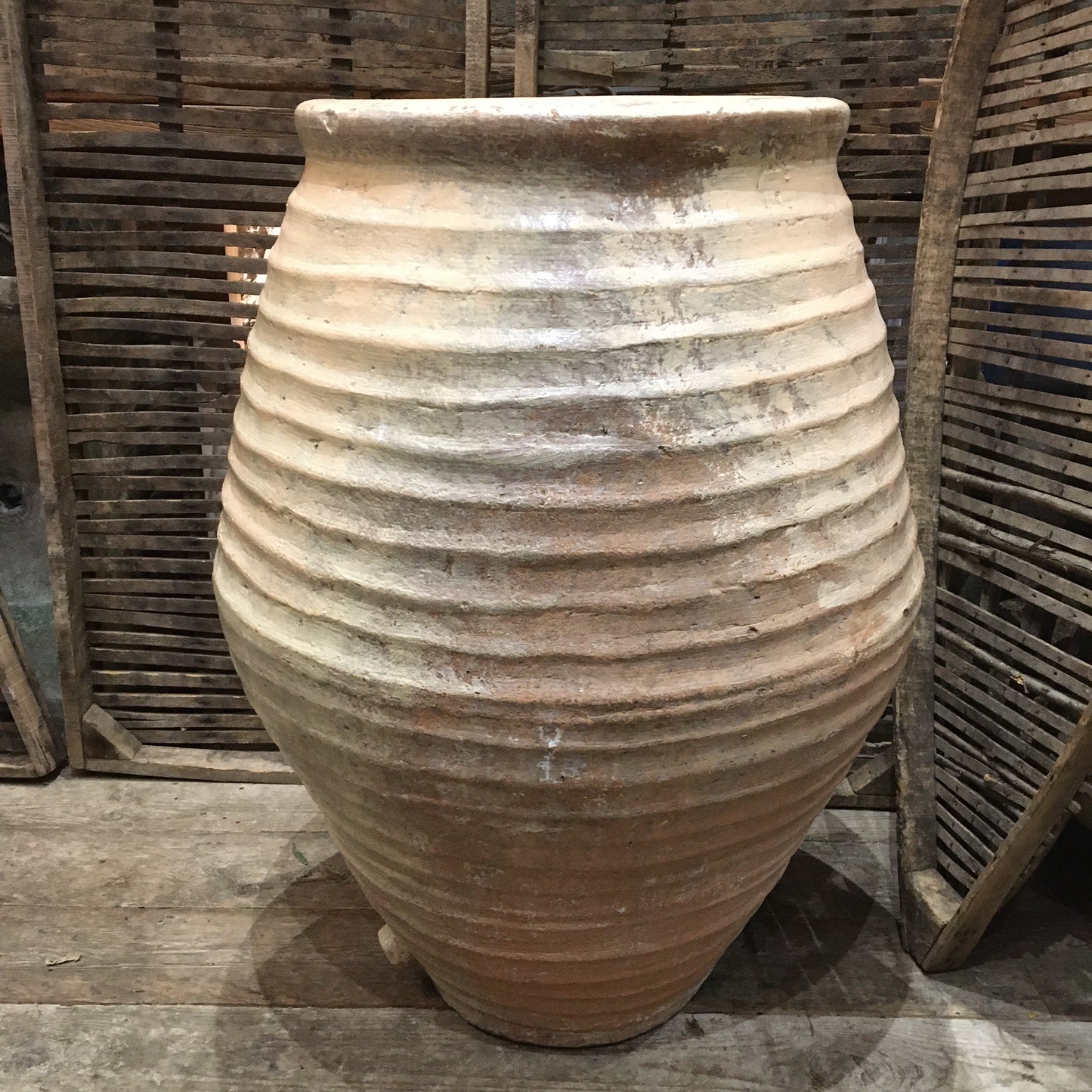Large Antique Terracotta Beehive Storage Jar