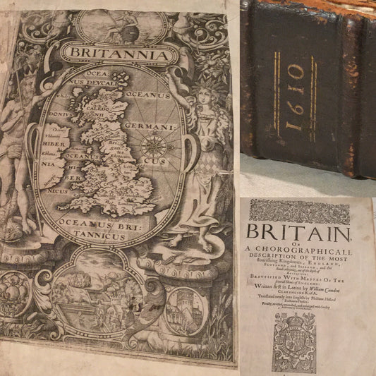 First English Edition of William Camden’s ‘Britannia’ c.1610