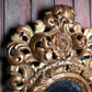 Italian Baroque Giltwood Oval Wall Mirror c.1740