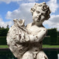 French Mid-20th Century Cast Iron Putti & Carp Fountain