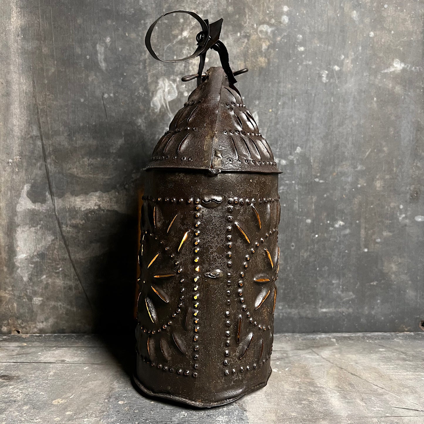 18th Century Iron Pendant Lantern M