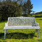 Nasturtium Bench in Aluminium, after Coalbrookdale from Crowe Hall, Bath