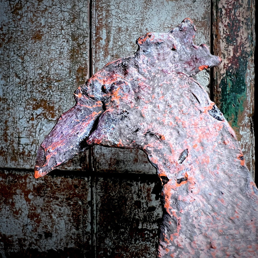 Folk Art Weathervane in the form of a Cockerel c.1750